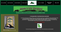 Desktop Screenshot of gatorinternational.com