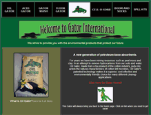 Tablet Screenshot of gatorinternational.com